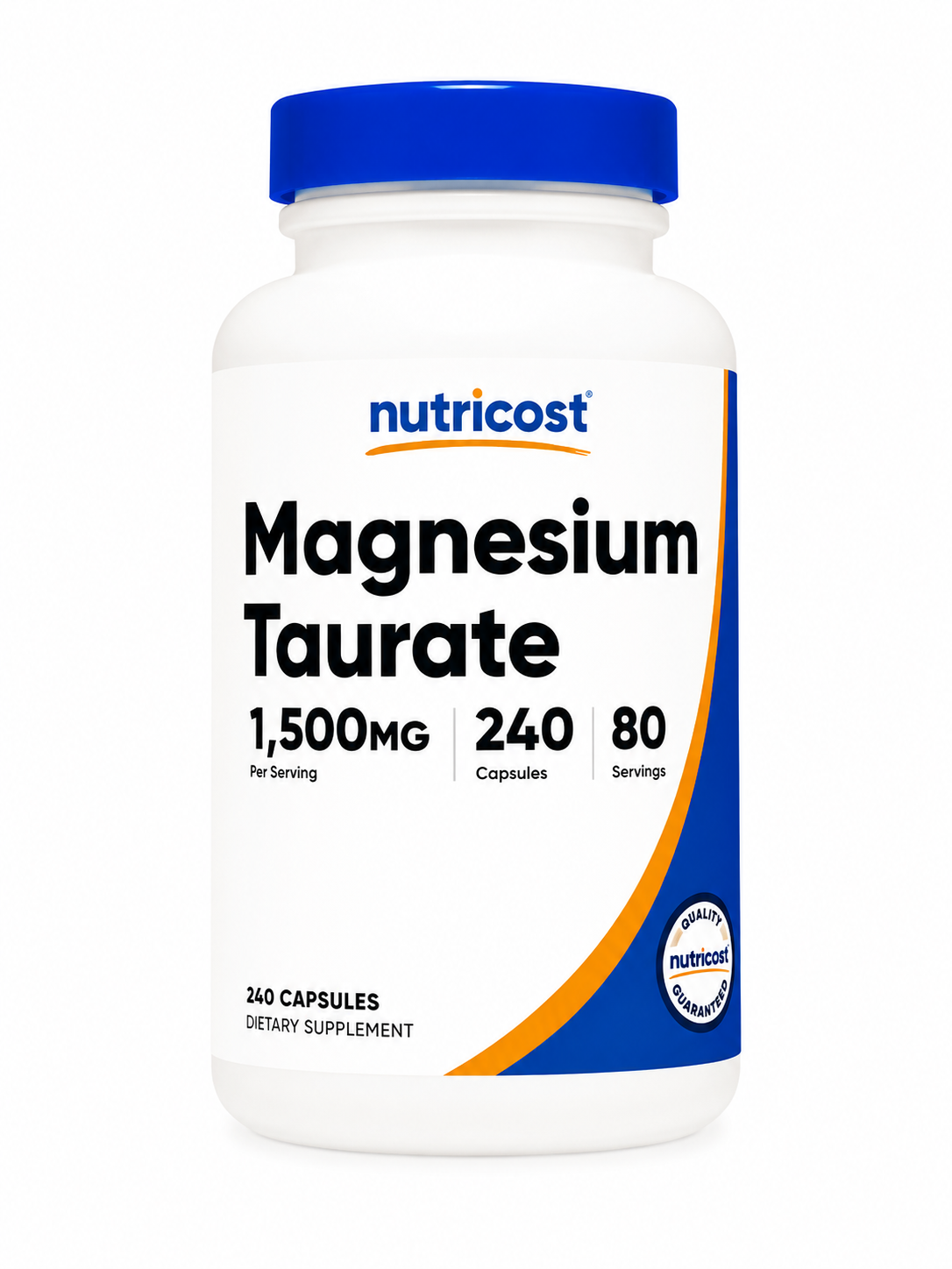 Magnesium Taurate 1500mg. (240 Capsules)