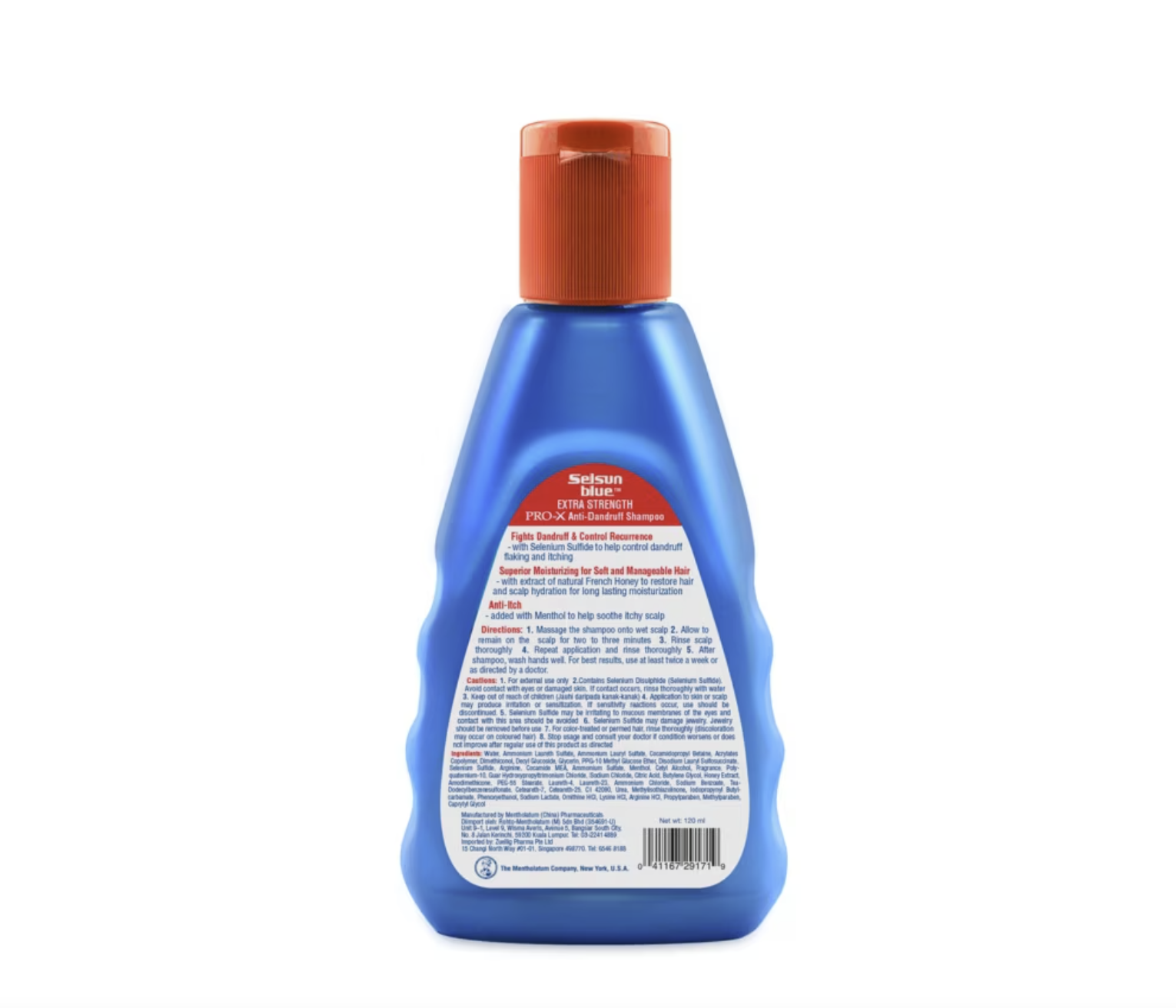 Selsun Blue (RED, Pro X Extra Strength Anti-Dandruff Treatment) 120ml