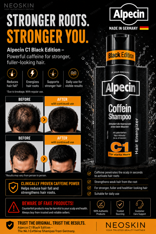 Alpecin Coffein Shampoo C1 Black Edition