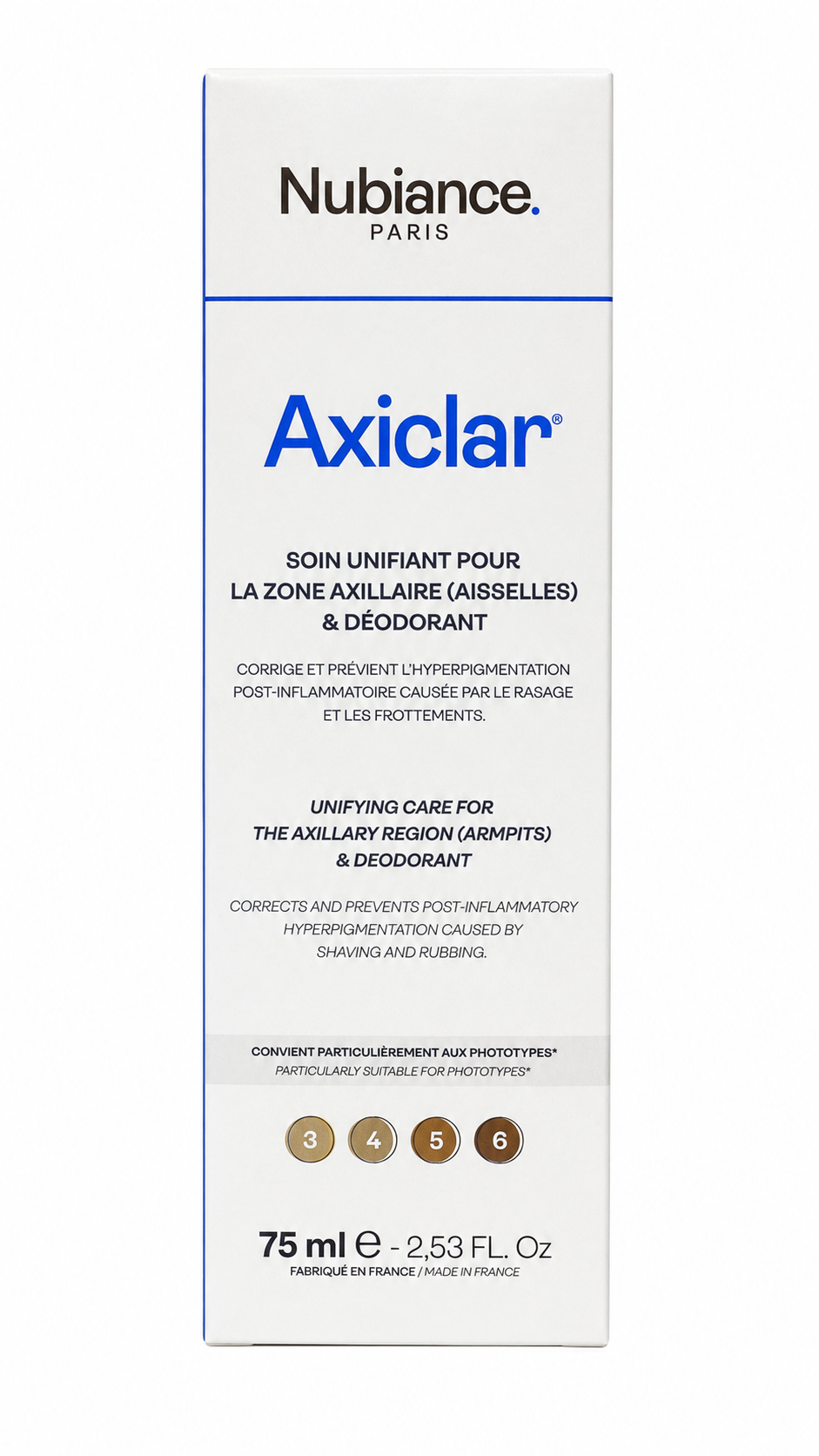 Nubiance Paris Axiclar 75ml (FRANCE)