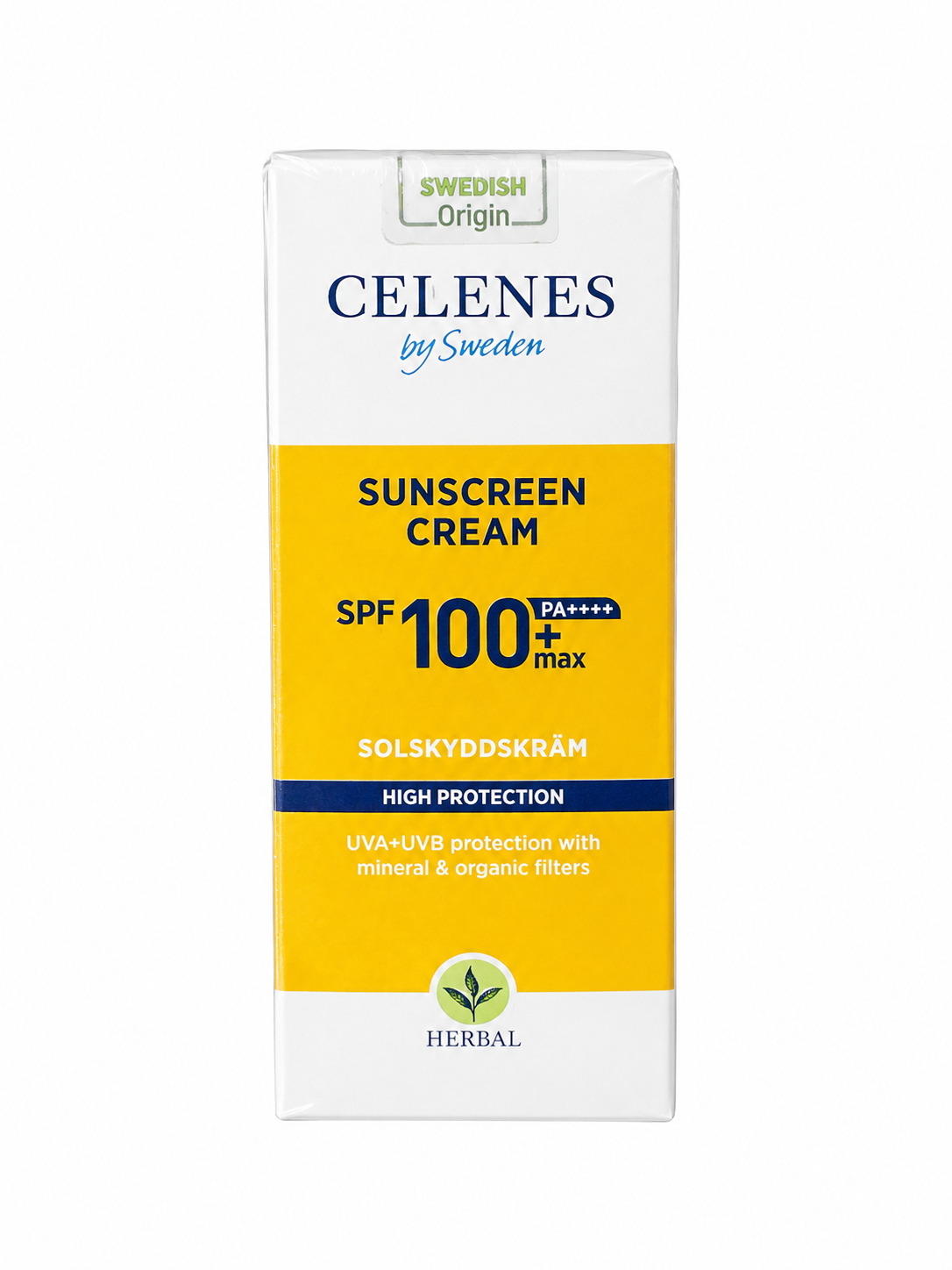 Celenes by Sweden Sunscreen Cream SPF 100+ Max