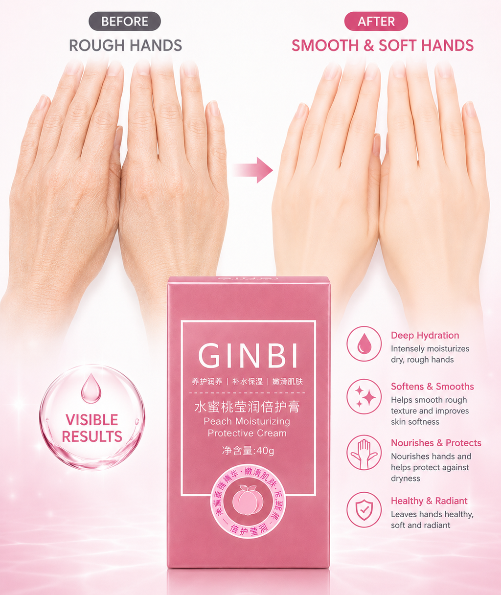 GINBI Peach Moisturizing Protective Cream