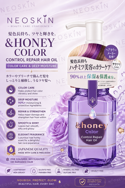 &Honey Color, Control Repair Hair Oil for colored hair (Japan)