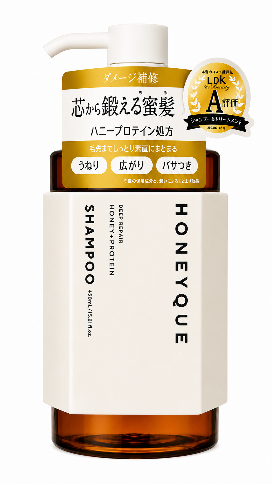 HONEYQUE Deep Repair Honey + Protein Shampoo (Japan)