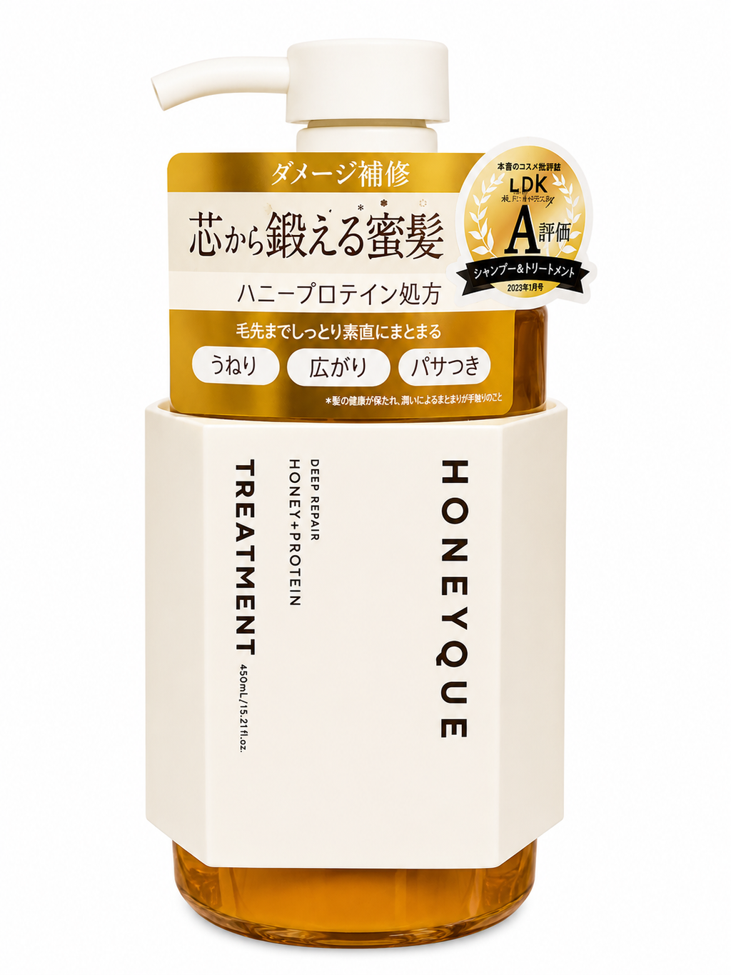 HONEYQUE Deep Repair Honey + Protein Treatment (Japan)
