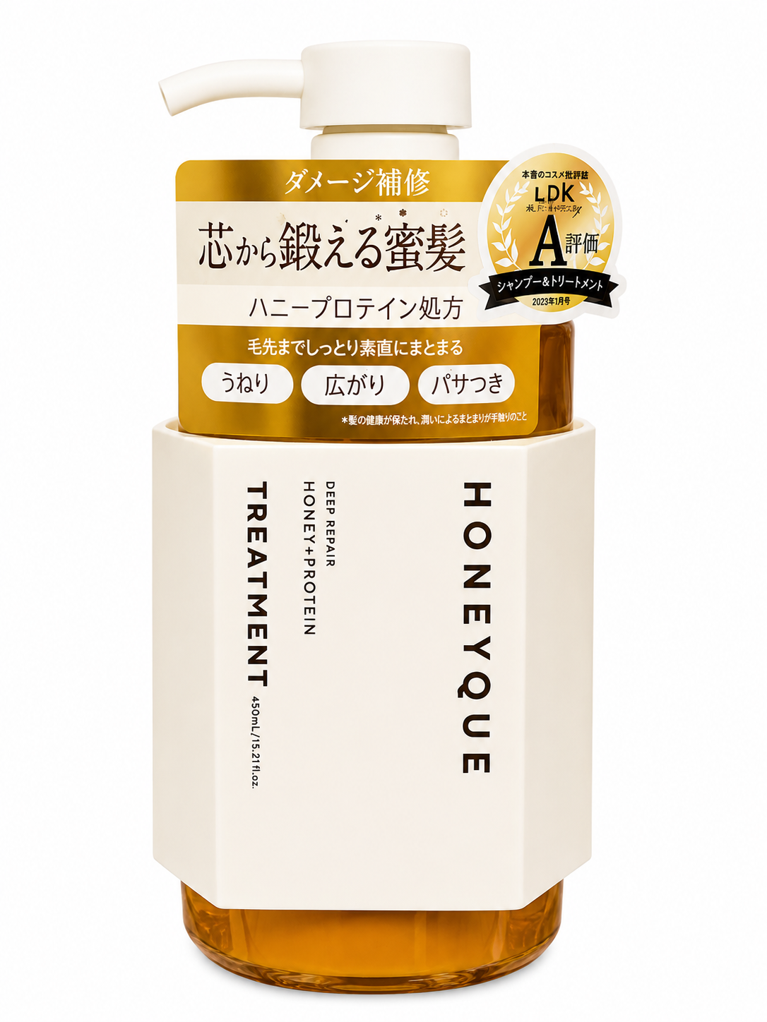 HONEYQUE Deep Repair Honey + Protein Treatment (Japan)