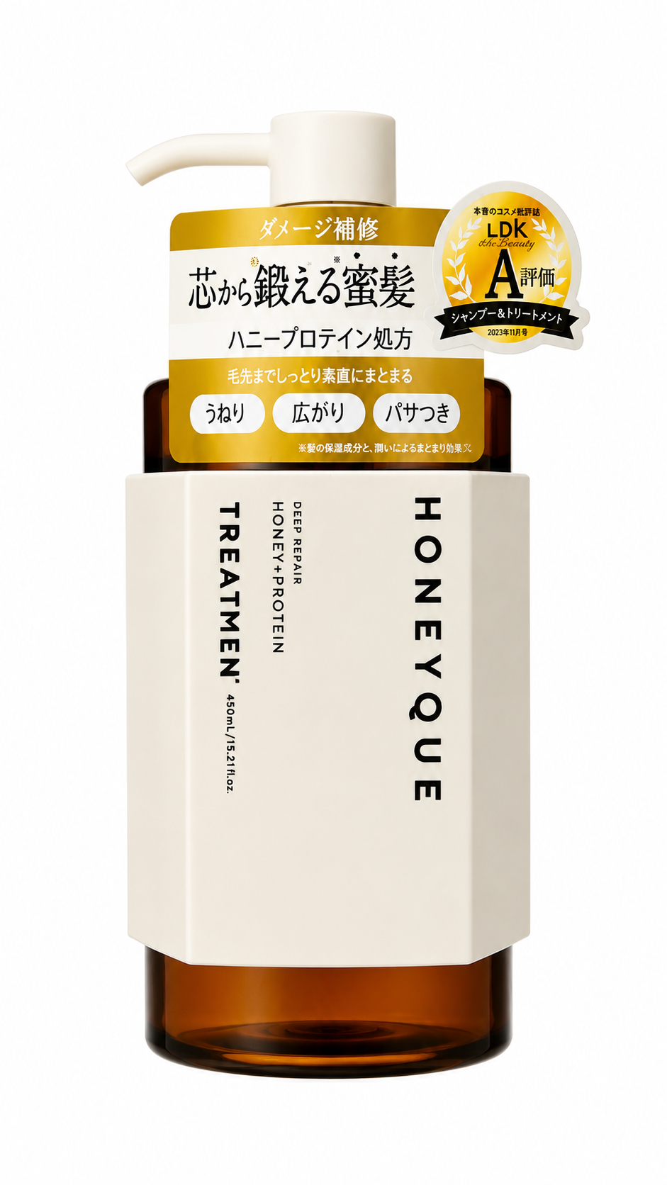 HONEYQUE Deep Repair Honey + Protein Treatment (Japan)