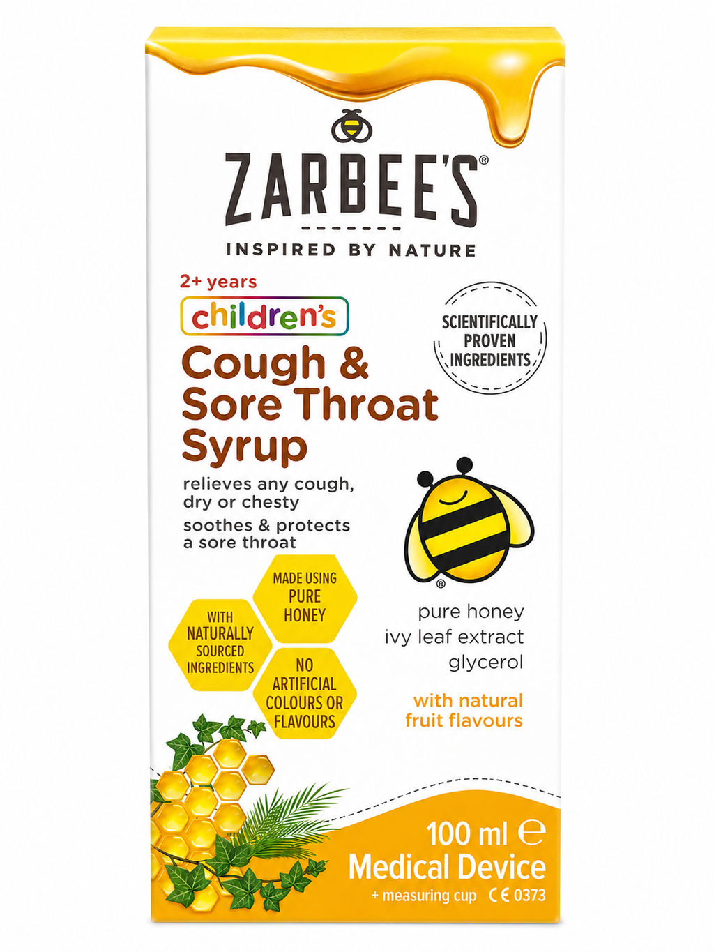 Kids Honey & Ivy Leaf Cough Syrup (100ml)
