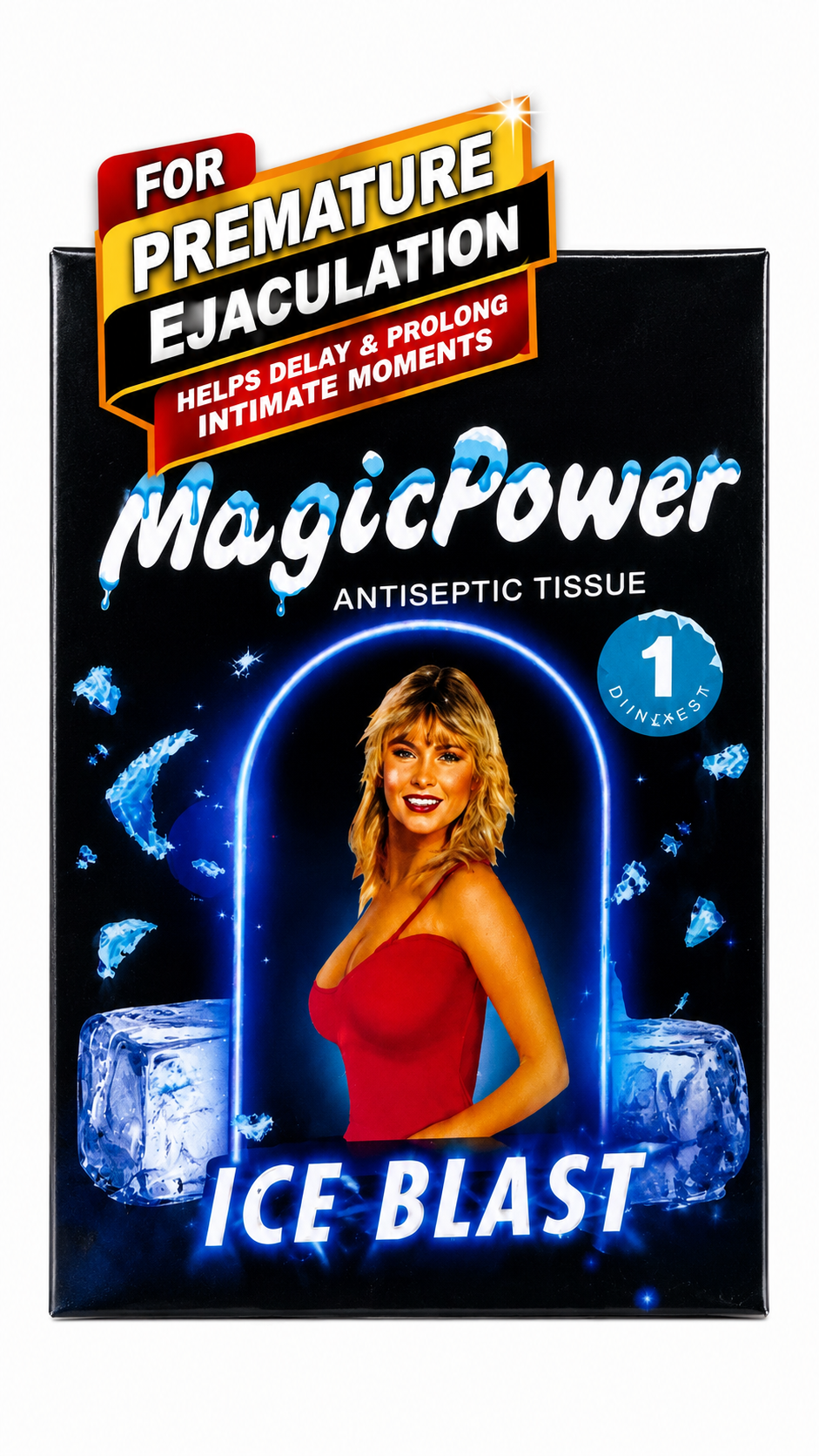 MagicPower Ice Blast Delaying Tissue for Premature Ejaculation