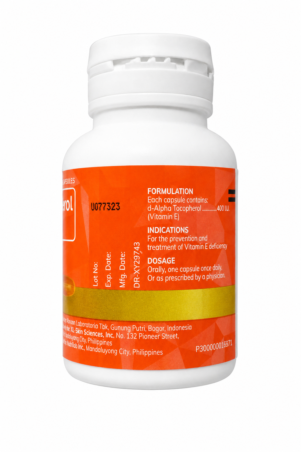 Myra-E 400 IU Vitamin E Capsules
