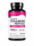 NEOCELL Collagen Peptides with Vitamin C and Biotin (180 Tablets)
