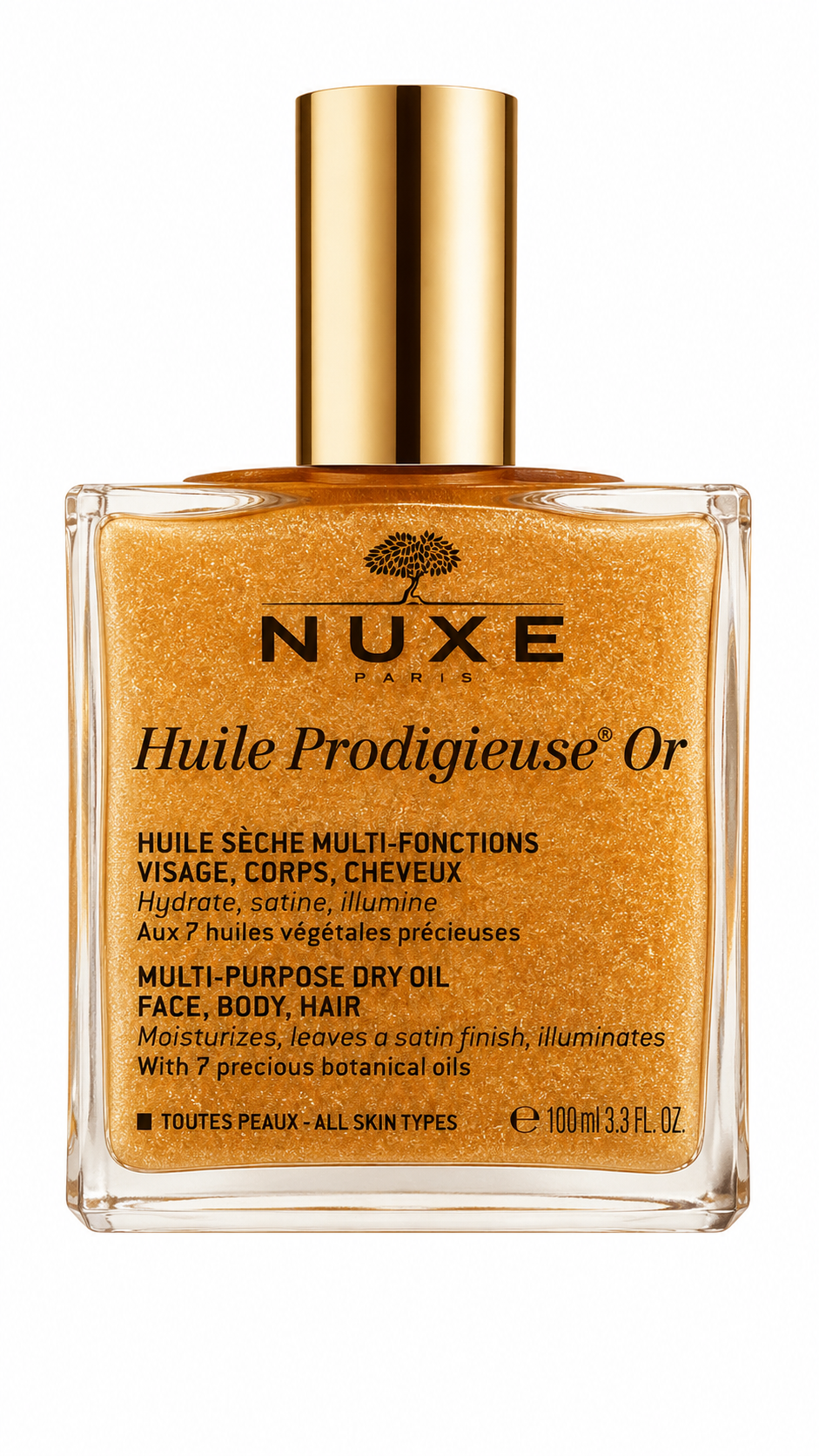 NUXE Huile Prodigieuse® Or Shimmering Dry Oil 100ml (FRANCE)