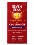 Omega-3 Fish Oil Plus Cod Liver Oil Max Strength (100ml)