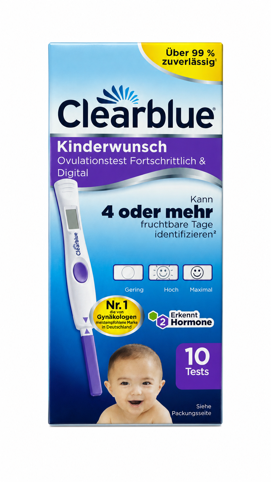 Clearblue Advanced Digital Ovulation Test 10 Tests (GERMANY)