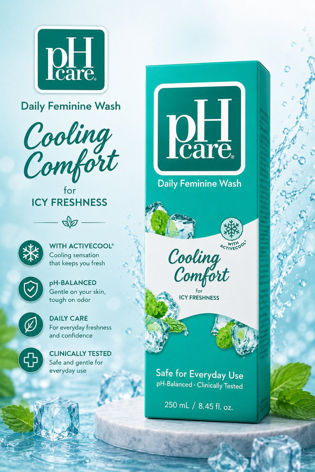 PH Care Daily Feminine Wash (250 ml)