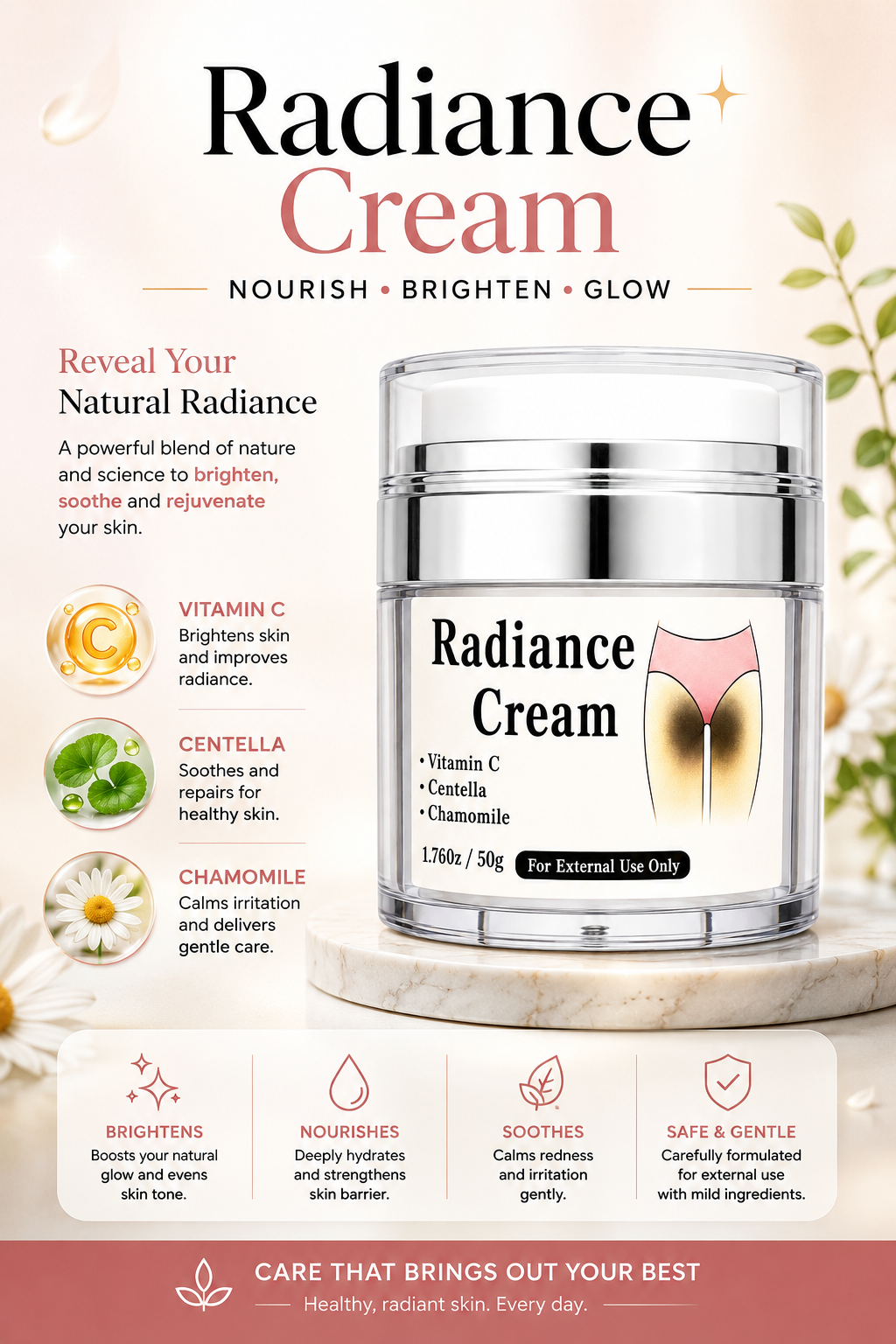 Radiance Cream Intimate Areas Whitening Cream