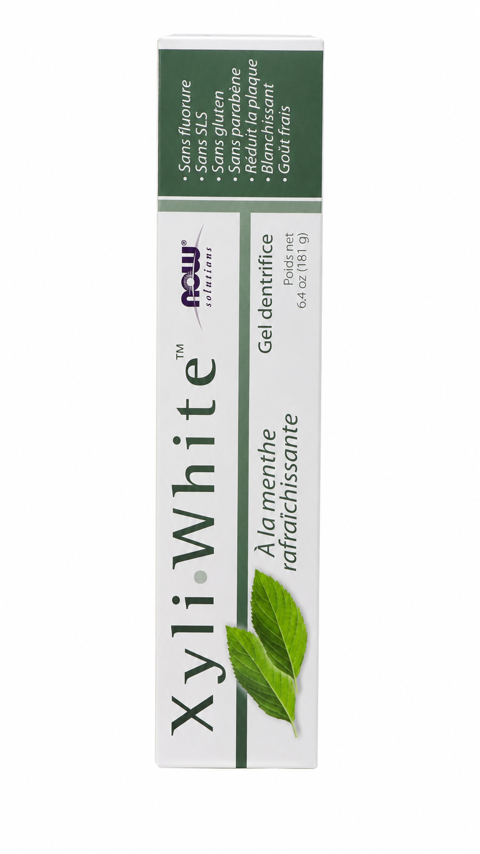 NOW Solutions XyliWhite™ Refreshmint Toothpaste Gel (181g / 6.4 oz) (USA)